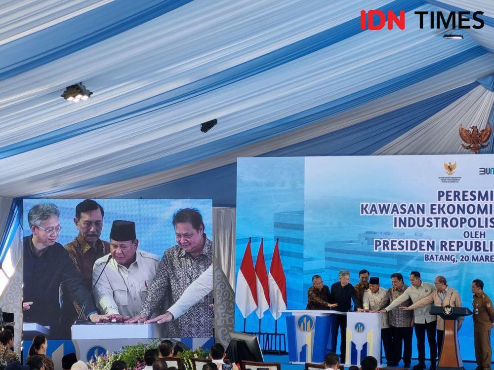 Prabowo Resmikan Kawasan Ekonomi Khusus Batang, Undang Jokowi