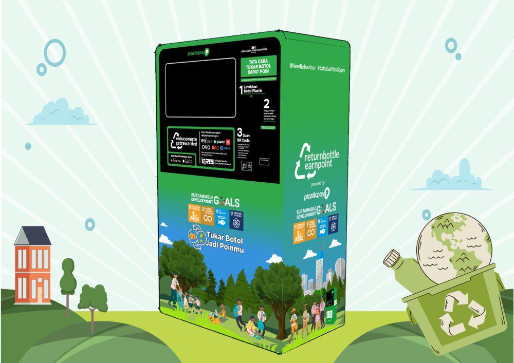Ada Vending Machine Ubah Sampah Plastik Jadi Uang di Malioboro