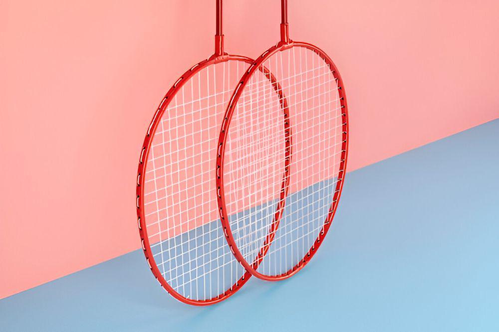 ilustrasi raket badminton (freepik.com/freepik)