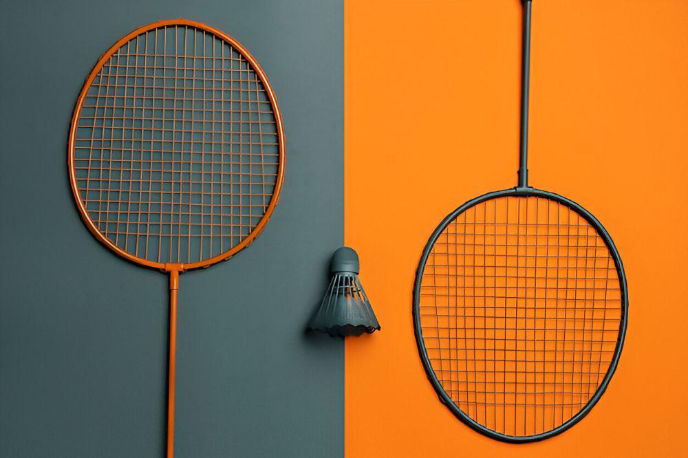 ilustrasi raket badminton (freepik.com/pikisuperstar)