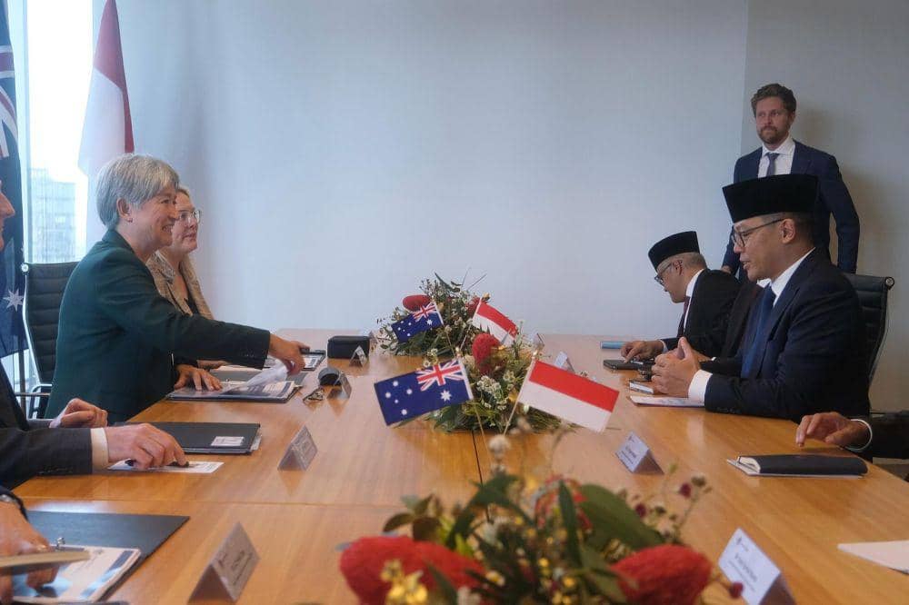 Ke Australia, Menlu Sugiono Janji Perkuat Kemitraan Saling Untung