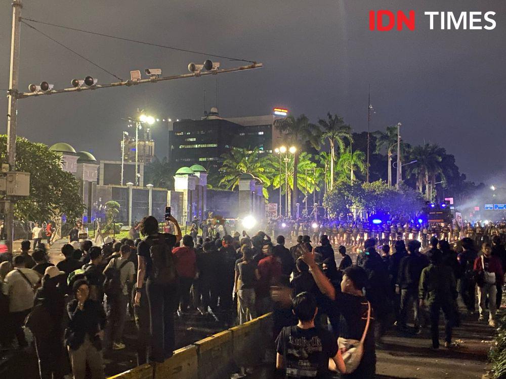 Demo Tolak UU TNI Bubar, Jalan Gatot Subroto-Slipi Kembali Normal