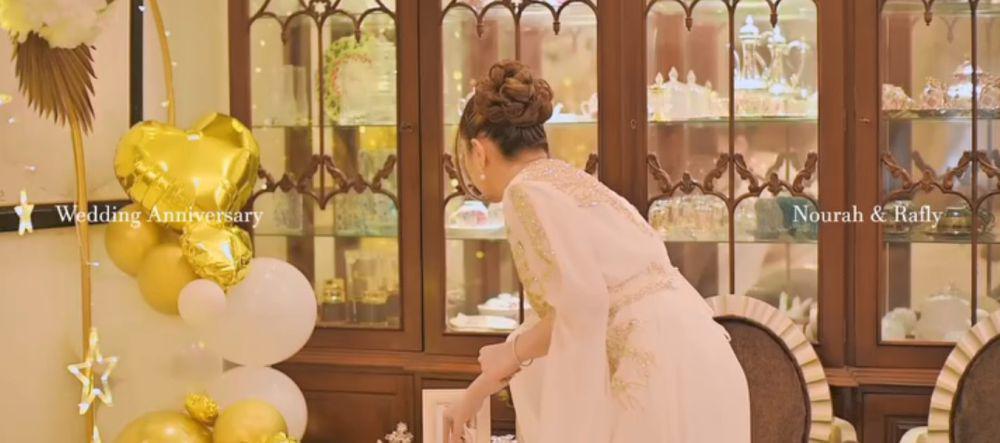 Anniversary Teuku Rafly dan Nurah (Instagram.com/nourahsheivirah)