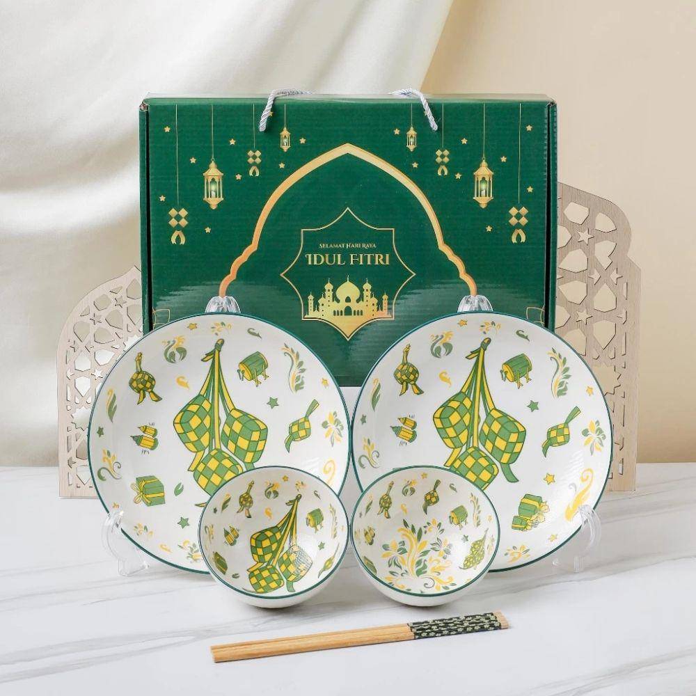 Ilustrasi hampers Lebaran (Shopee/Aveline Official)