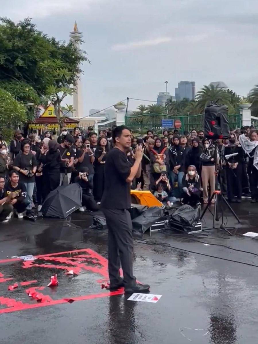 Andovi da Lopez ikut aksi kamisan (x.com/@AndovidaLopez)