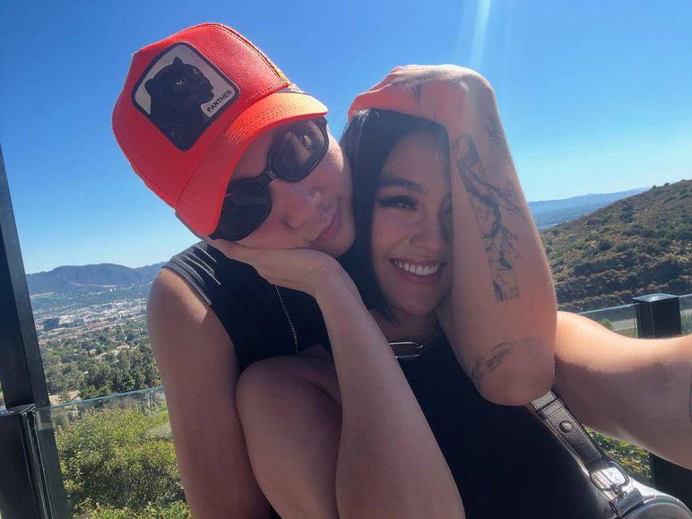 Agnez Mo dan kekasih, Adam Rosyadi (instagram.com/agnezmo)