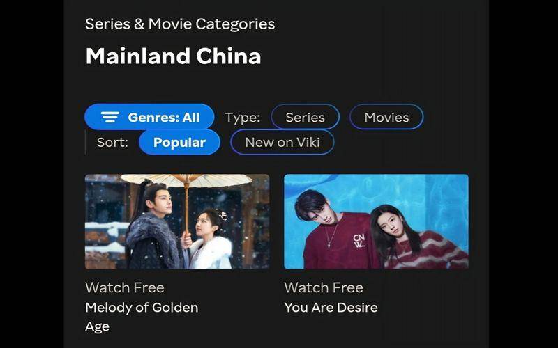 tampilan situs Viki (viki.com)