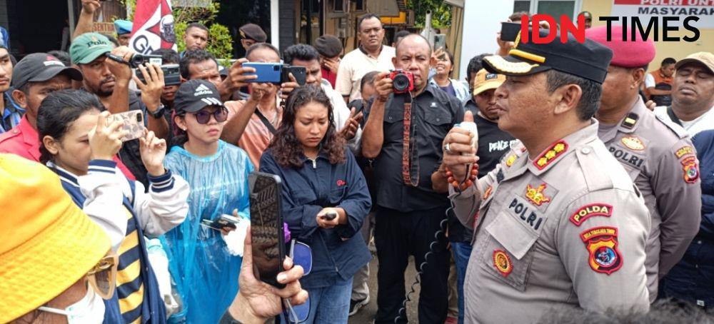 Minta Maaf ke Pendemo, Polda NTT Janji Usut Kasus Kapolres Ngada
