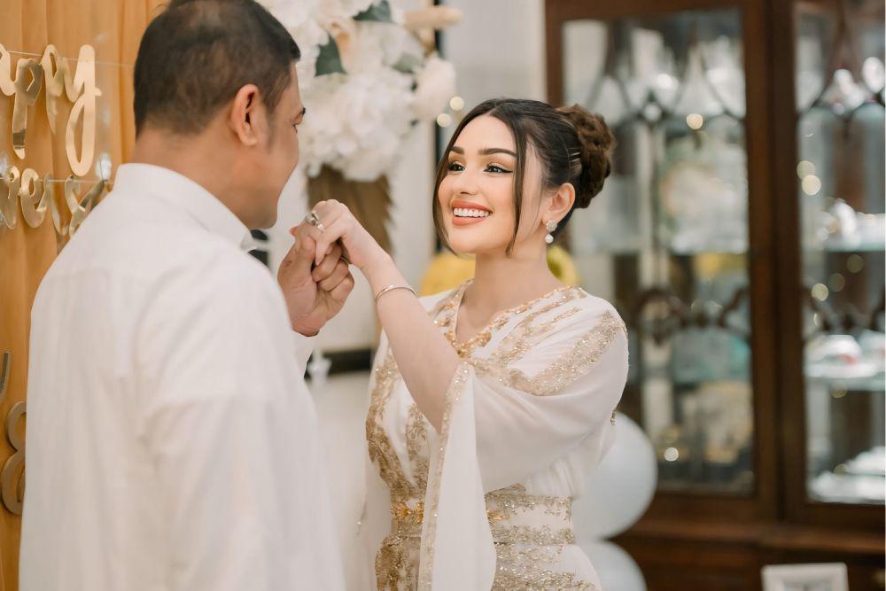 Anniversary Teuku Rafly dan Nurah (Instagram.com/nourahsheivirah)