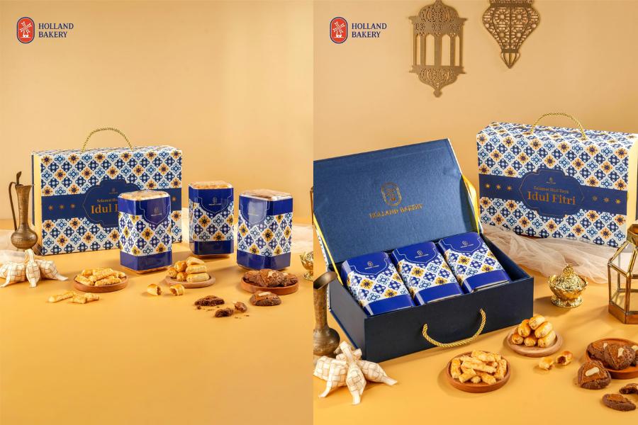 Paket Hamper Lebaran Holland Bakery 2025, Elegan dan Variatif!