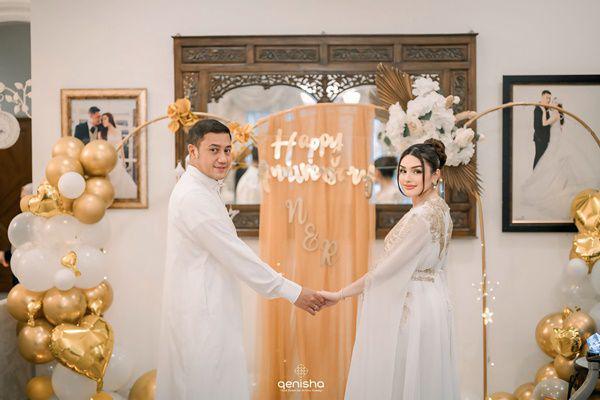 7 Potret Anniversary Ke-12 Teuku Rafly dan Nurah Syahfirah
