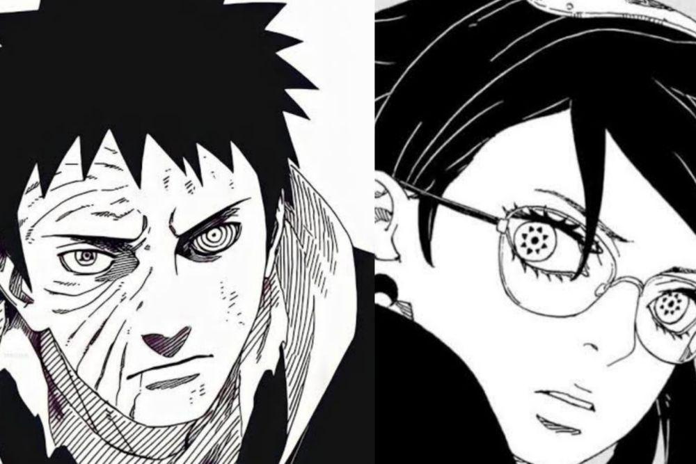 7 Kesamaan Mangekyou Sharingan Milik Sarada dan Obito