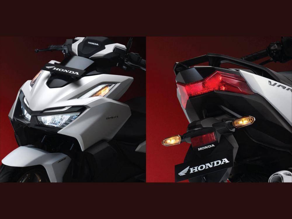 lampu depan Honda Vario 160 | lampu belakang Honda Vario 160 (astra-honda.com)