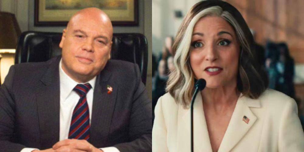 Kingpin dan Valentina Allegra (dok. Marvel/Daredevil: Born Again | dok. Marvel/Thunderbolts)