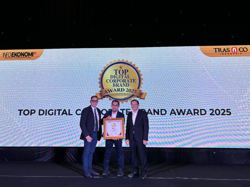 Penghargaan 7th Top Digital Corporate Brand Award 2025. (Dok. Istimewa)