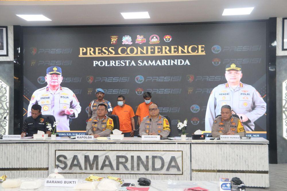 Napi di Dua Lapas Jadi Otak Peredaran Sabu 5 Kg di Samarinda