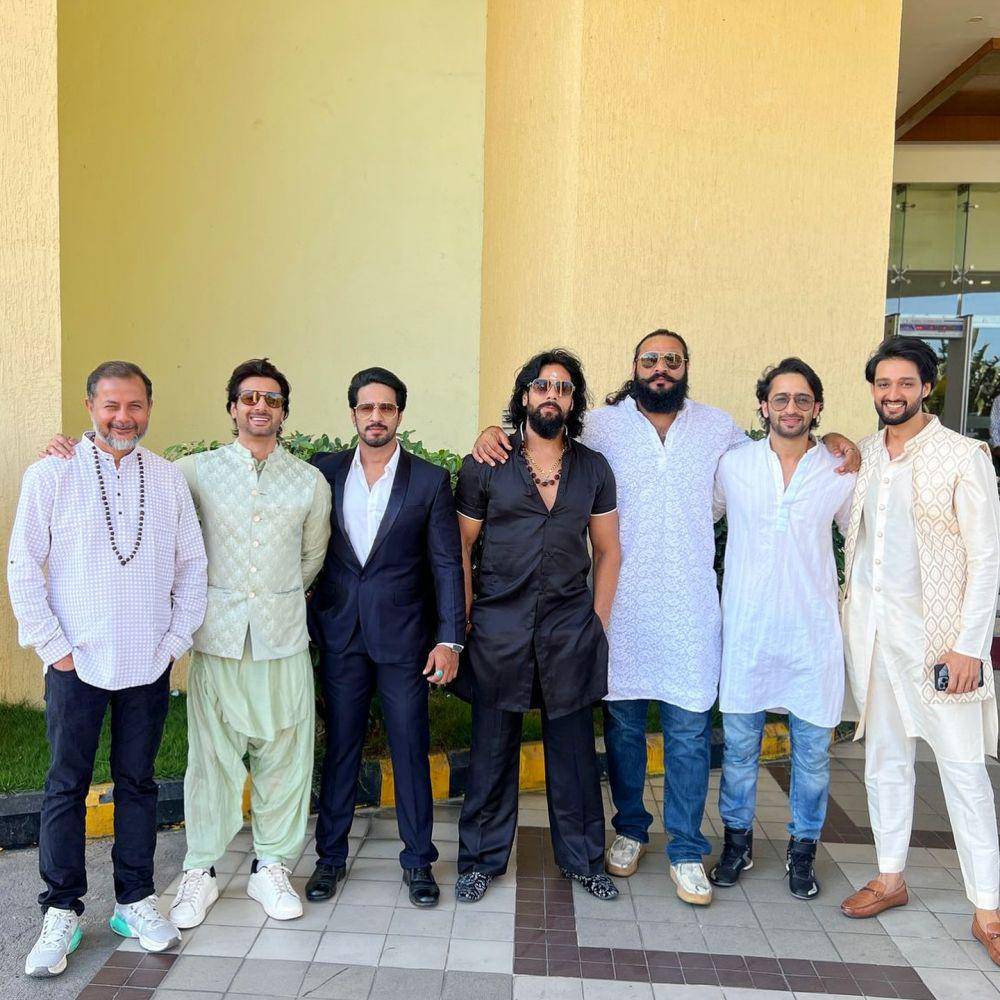 cast Mahabarata reuni (instagram.com/shaheernsheikh)