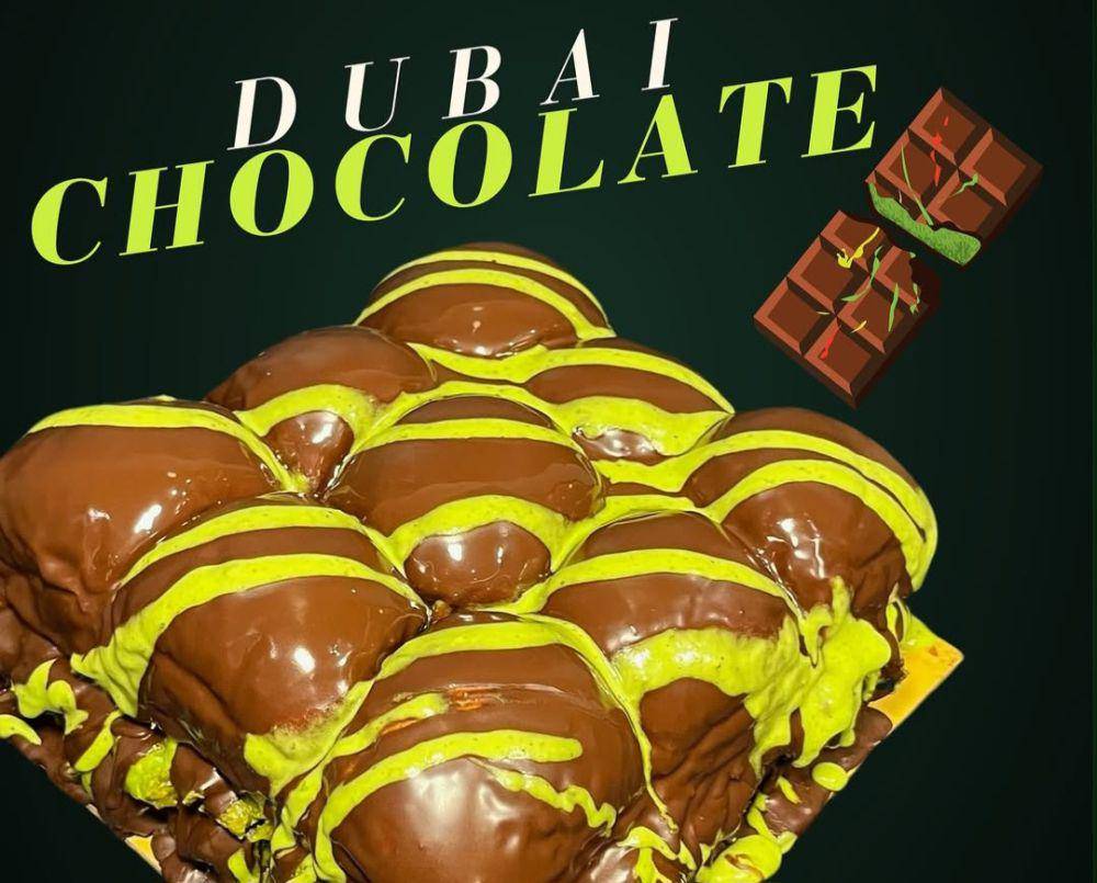 potret Dubai chocolate di Roti Romi (instagram.com/rotiromiindonesia)