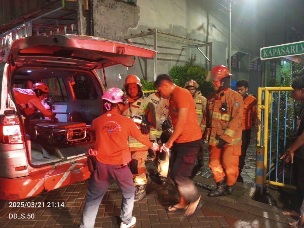 5 Orang Warga Kapasari Surabaya Luka-luka Terkena Ledakan LPG 3 Kg