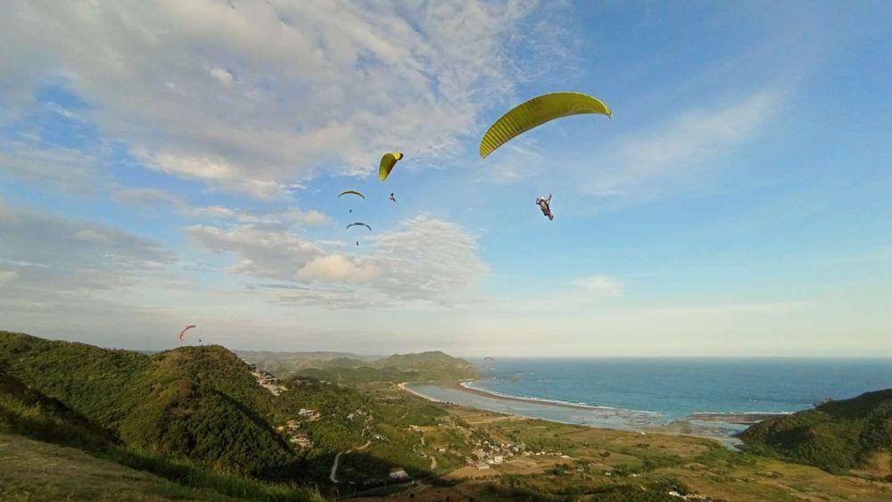 Sky Lancing Lombok Tengah. (dok. Istimewa)
