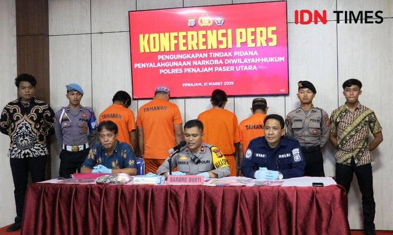 Wakapolres Kompol Awan Kurnianto saat berikan keterangan pers (IDN Times/Ervan)