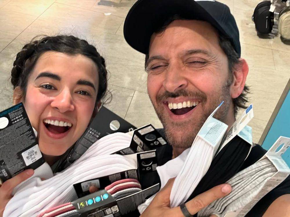 Hrithik Roshan dan Saba Azad (instagram.com/hrithikroshan)