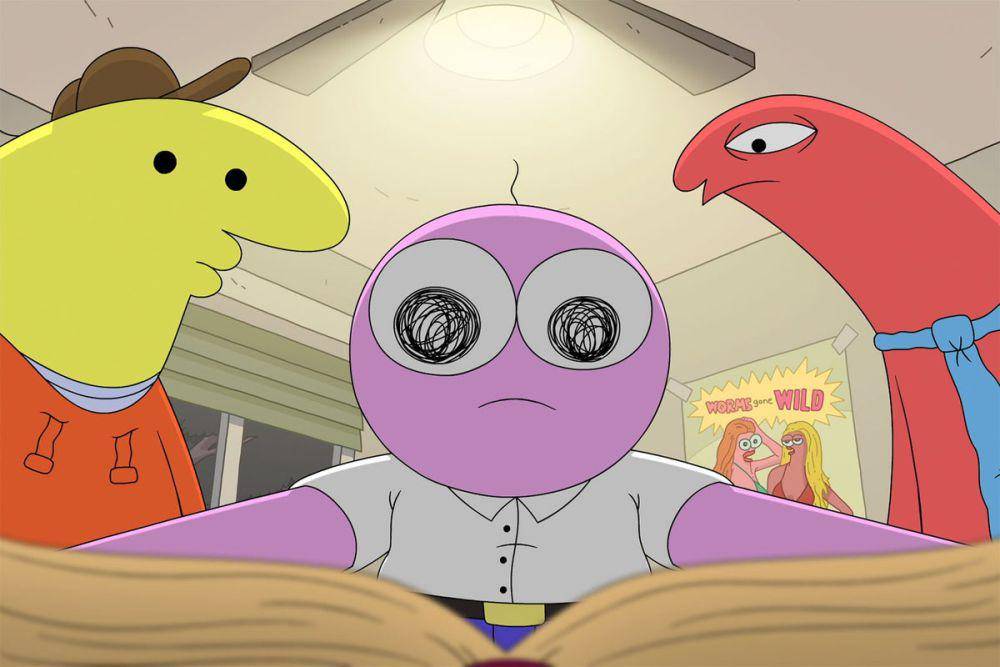 adegan dalam serial Smiling Friends. (dok. Adult Swim/Smiling Friends)