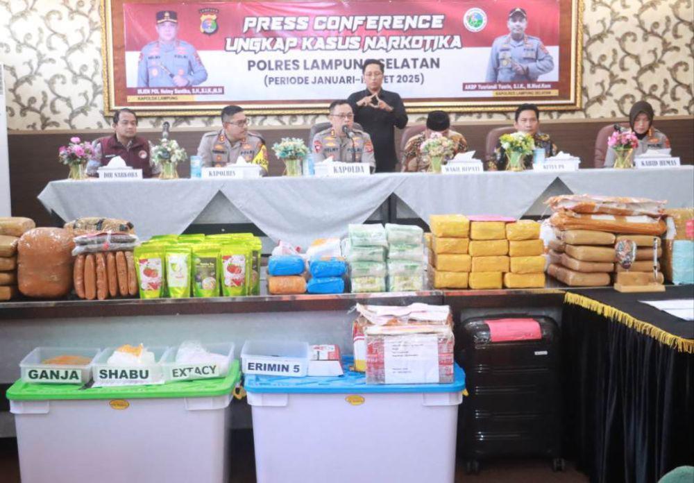 Jaringan Fredy Pratama, WNA Malaysia Bawa Sabu 21 Kg Sabu di Lampung