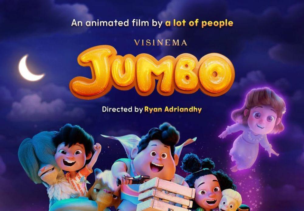 potret official teaser poster film Jumbo yang menemani momen libur lebaran Idul Fitri 2025. (instagram.com/jumbofilm_id)