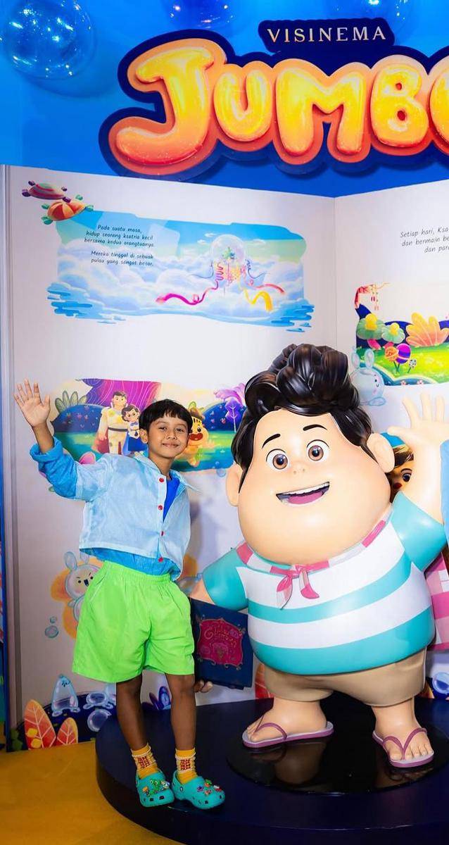 potret Den Bagus yang didapuk sebagai Don kecil dalam film animasi Jumbo. (instagram.com/thesasonosfam)