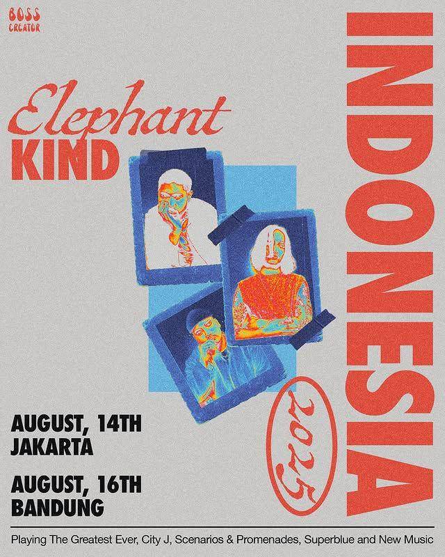 harga tiket konser Elephant Kind di Jakarta dan Bandung serta cara belinya (Instagram.com/elephantkind)