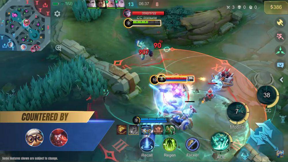 Diggie counter Kalea dengan skill ultimate-nya (dok. Moonton/Mobile Legends: Bang Bang)