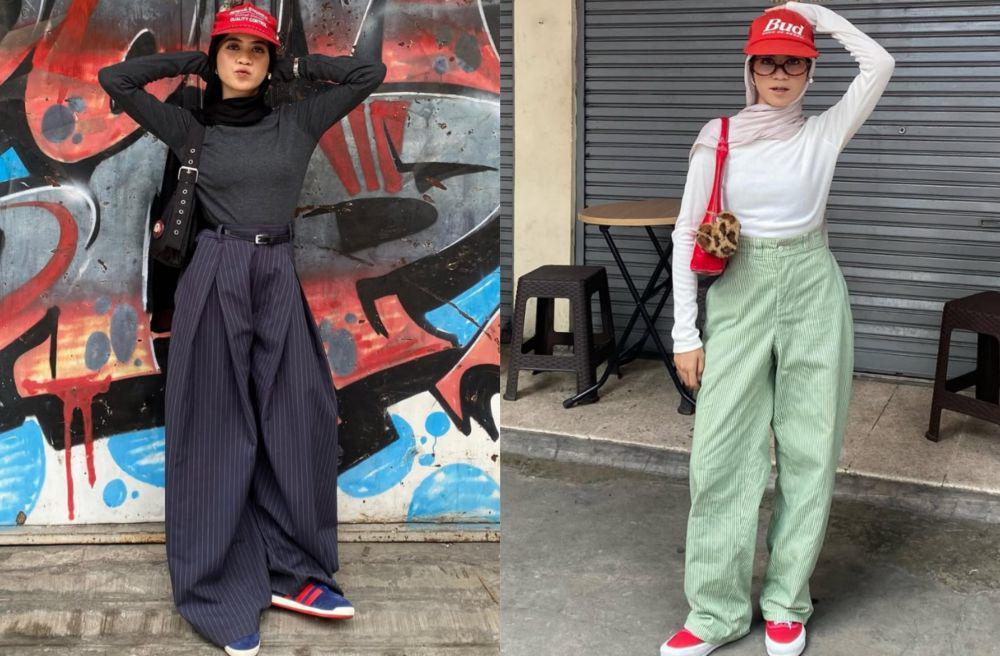 9 Ide Outfit Hijab Athleisure ala Aisyah Ibrahim, Super Keren!