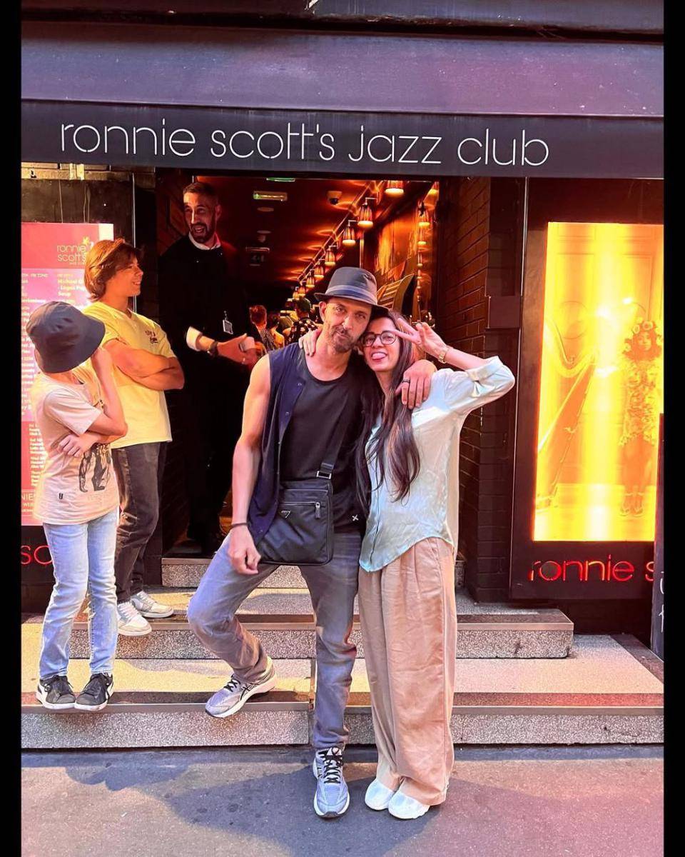 Hrithik Roshan dan Saba Azad (instagram.com/sabazad)
