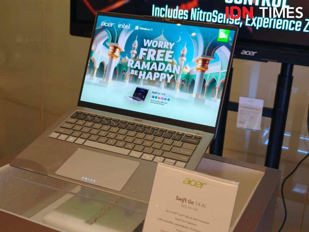 Acer Swift Go 14 AI (IDN Times/Fatkhur Rozi)