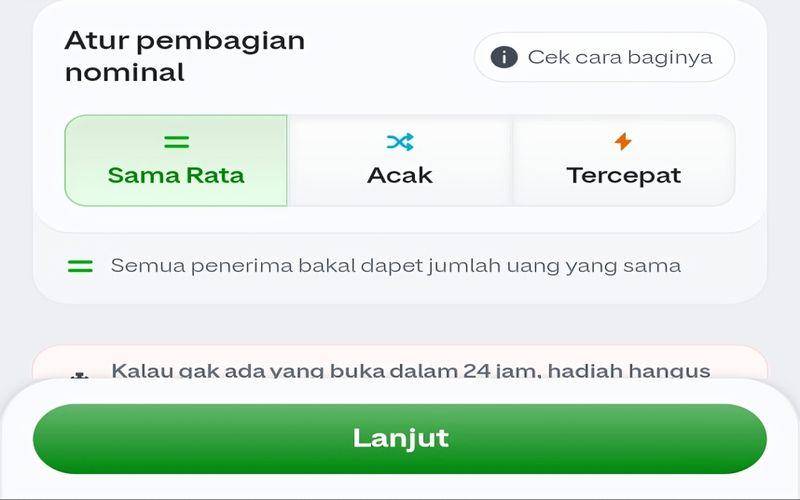cara kirim THR pakai pesan suara di GoPay (dok. pribadi/Jubaedah Haryani)