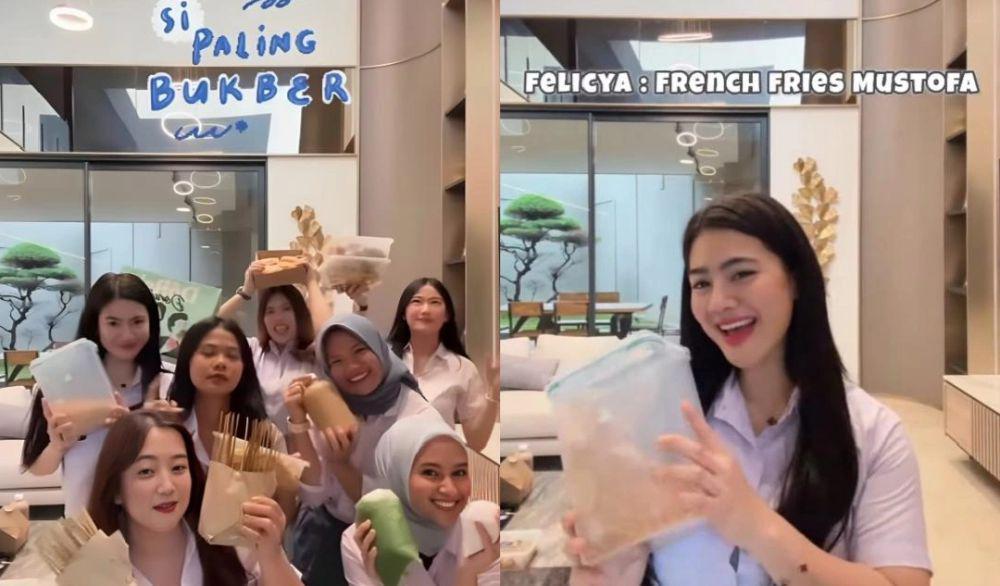 Felicya Angelista bukber dengan teman SMA (instagram.com/sarahnputri_)