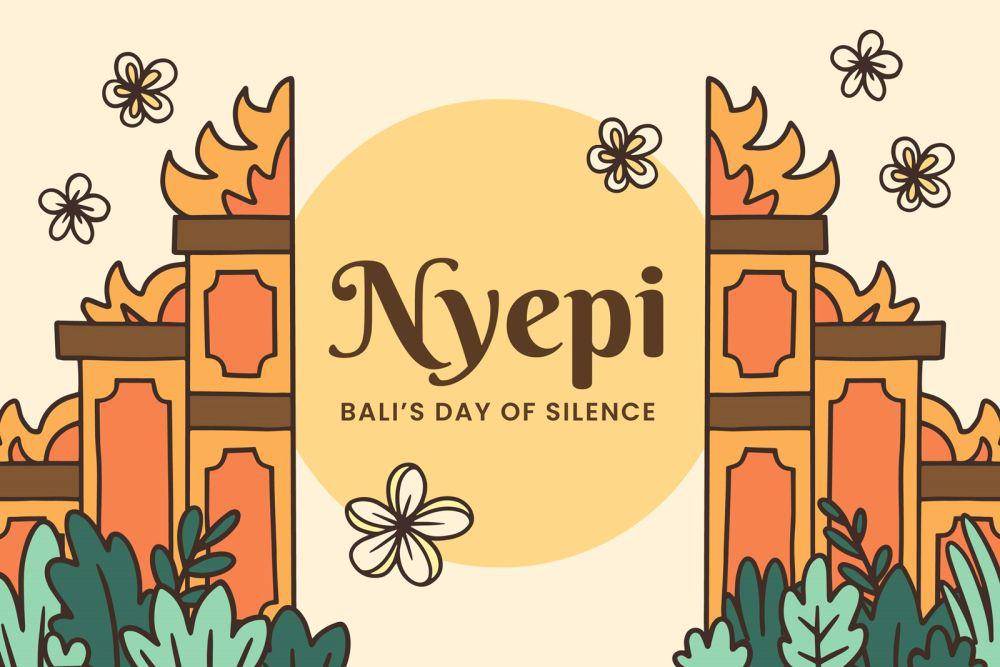 Kartu ucapan Nyepi 2025 (freepik.com/freepik)