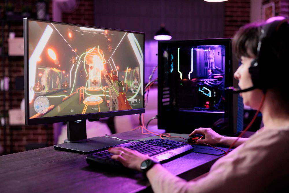 ilustrasi orang bermain game (freepik.com/DC Studio)