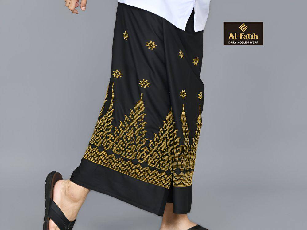 Ilustrasi sarung motif melayu (tokopedia.com/Cahya Hijab Shop)