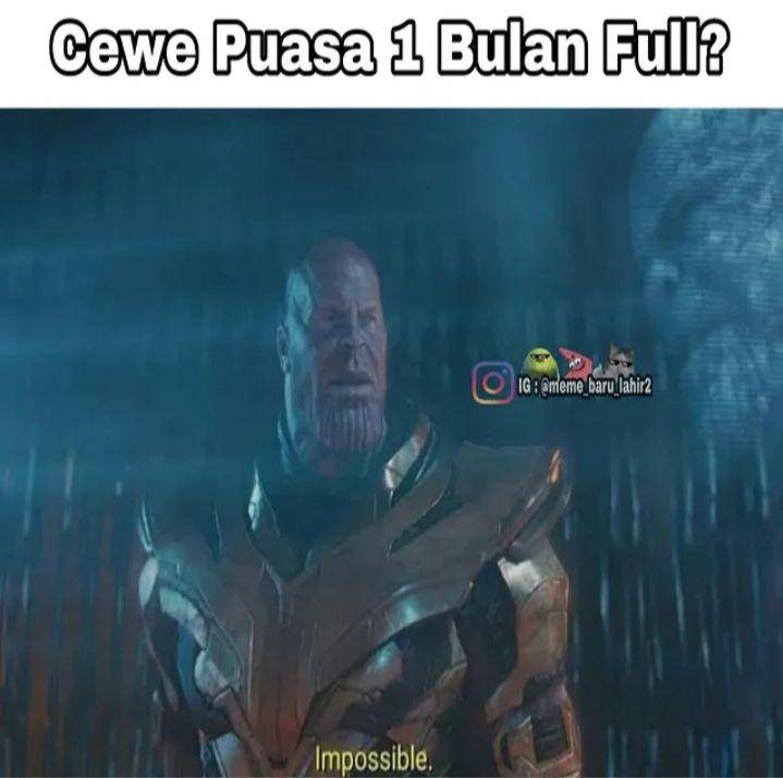 meme cewek datang bulan (instagram.com/meme_baru_lahir2)