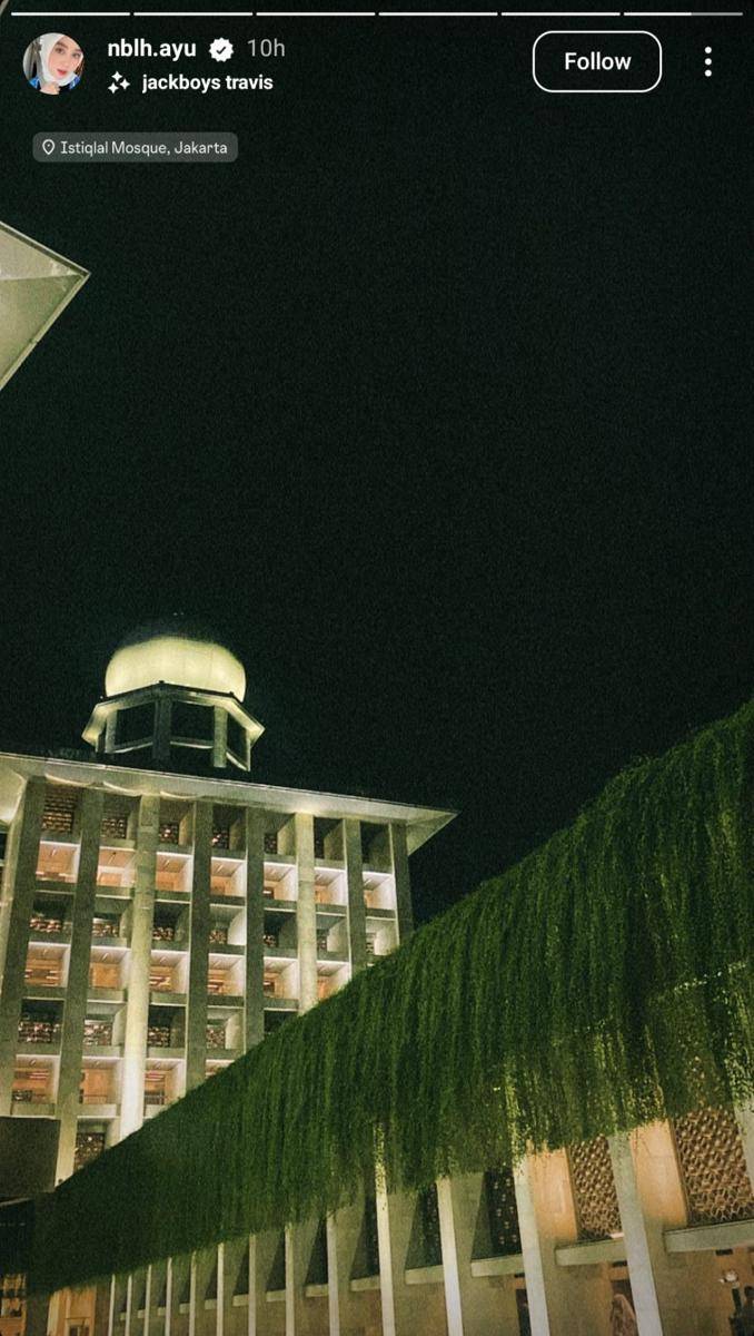 potret masjid Istiqlal (instagram.com/nblh.ayu)