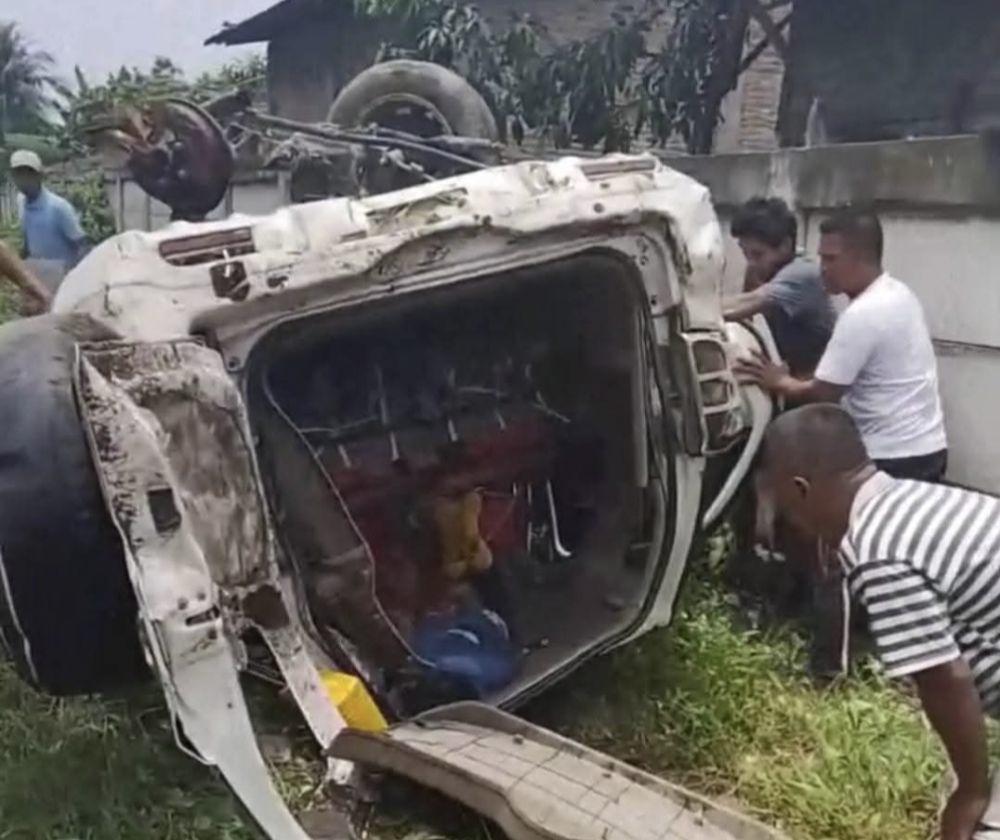 Sekeluarga di Asahan Meninggal Dunia Ditabrak Kereta Api