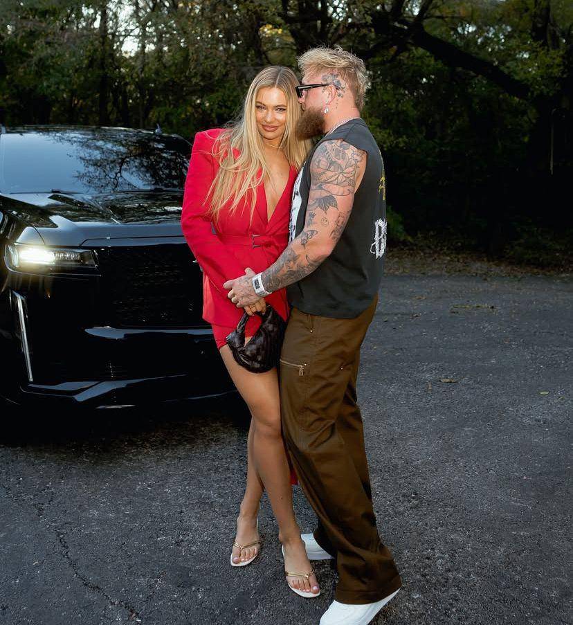 potret Jake Paul dan Jutta Leerdam (Instagram.com/jakepaul)