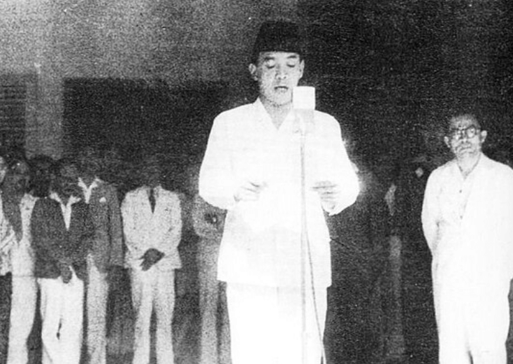 ilustrasi proklamasi kemerdekaan (commons.wikimedia.org/Frans Mendur)