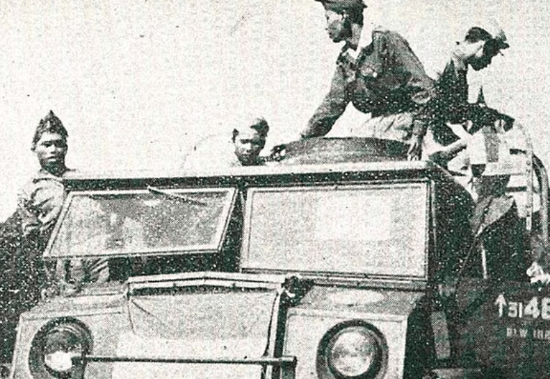 ilustrasi pertempuran Surabaya (commons.wikimedia.org/Berita Film Indonesia)