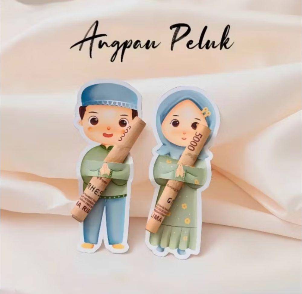 Ilustrasi angpau peluk (Shopee.co.id/Sinvitation)