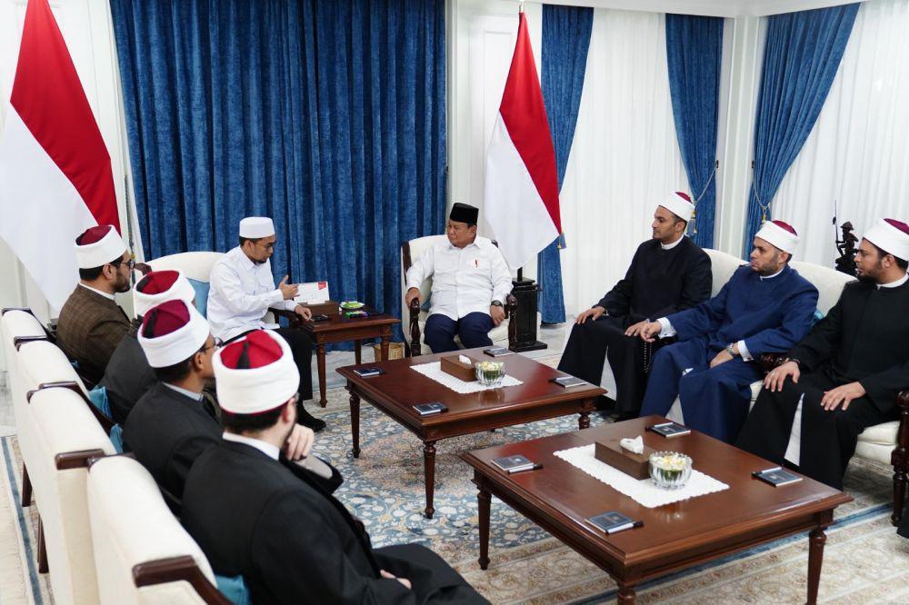 Jamu Perwakilan Al Azhar, Prabowo Bahas Pengembangan Pendidikan Islam