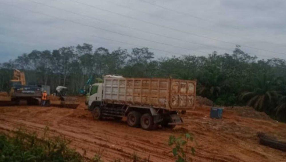 Ngotot Klaim Lahan, PT SMB Halangi Pekerjaan Proyek Tol Betung-Tempino