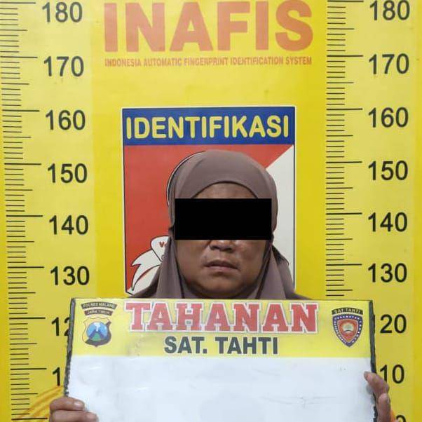 SW, pelaku peredaran obat-obatan ilegal di Pasar Gedangan. (Dok. Humas Polres Malang)